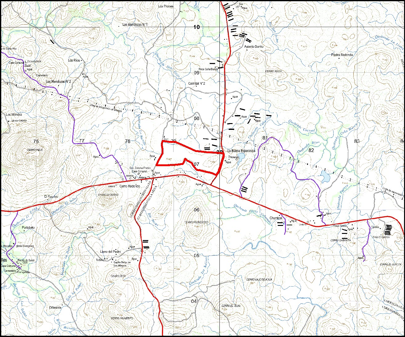 Imagen 4 – ubicación detallada de Cañazas
