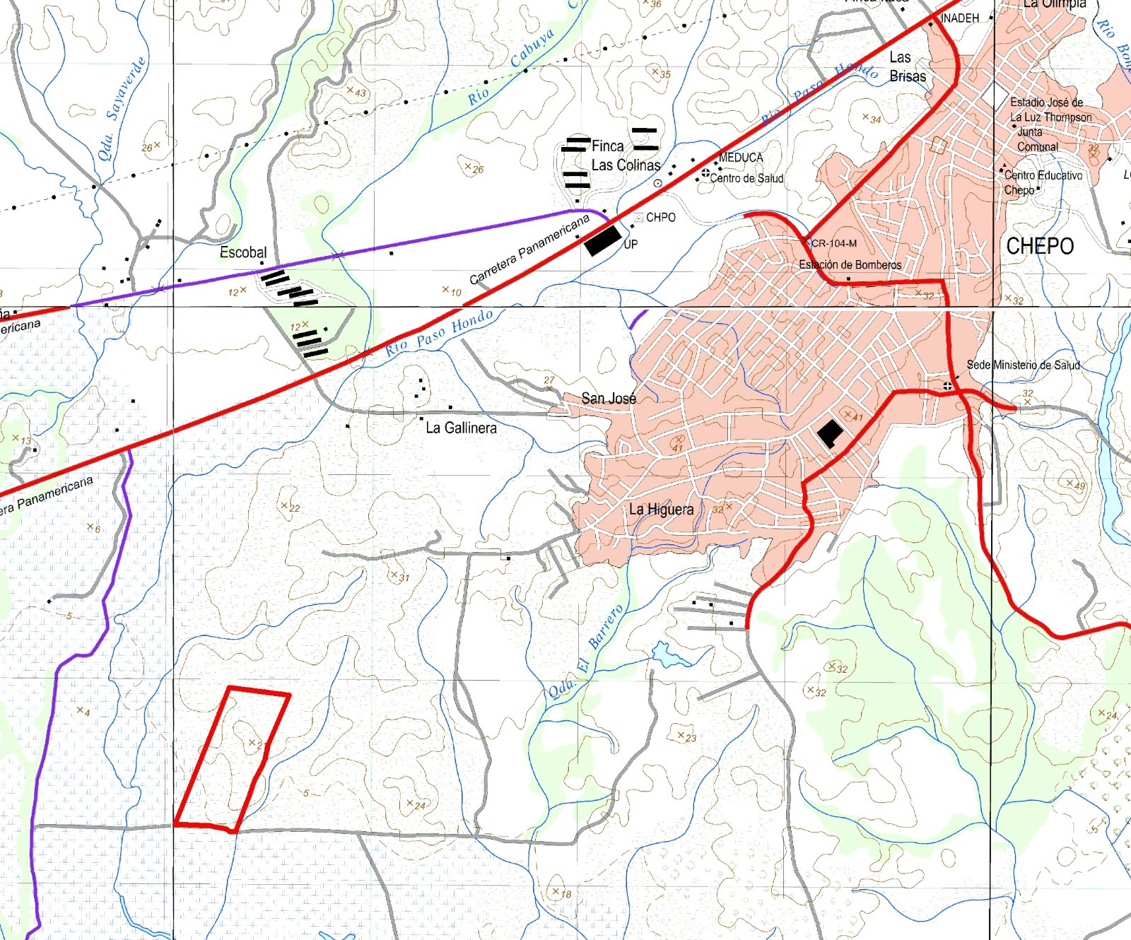 Imagen 4 – ubicación detallada de Chepo