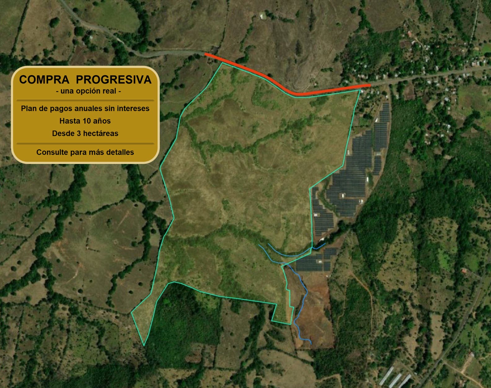 Imagen 5 – vista satelital con aviso de Compra Progresiva