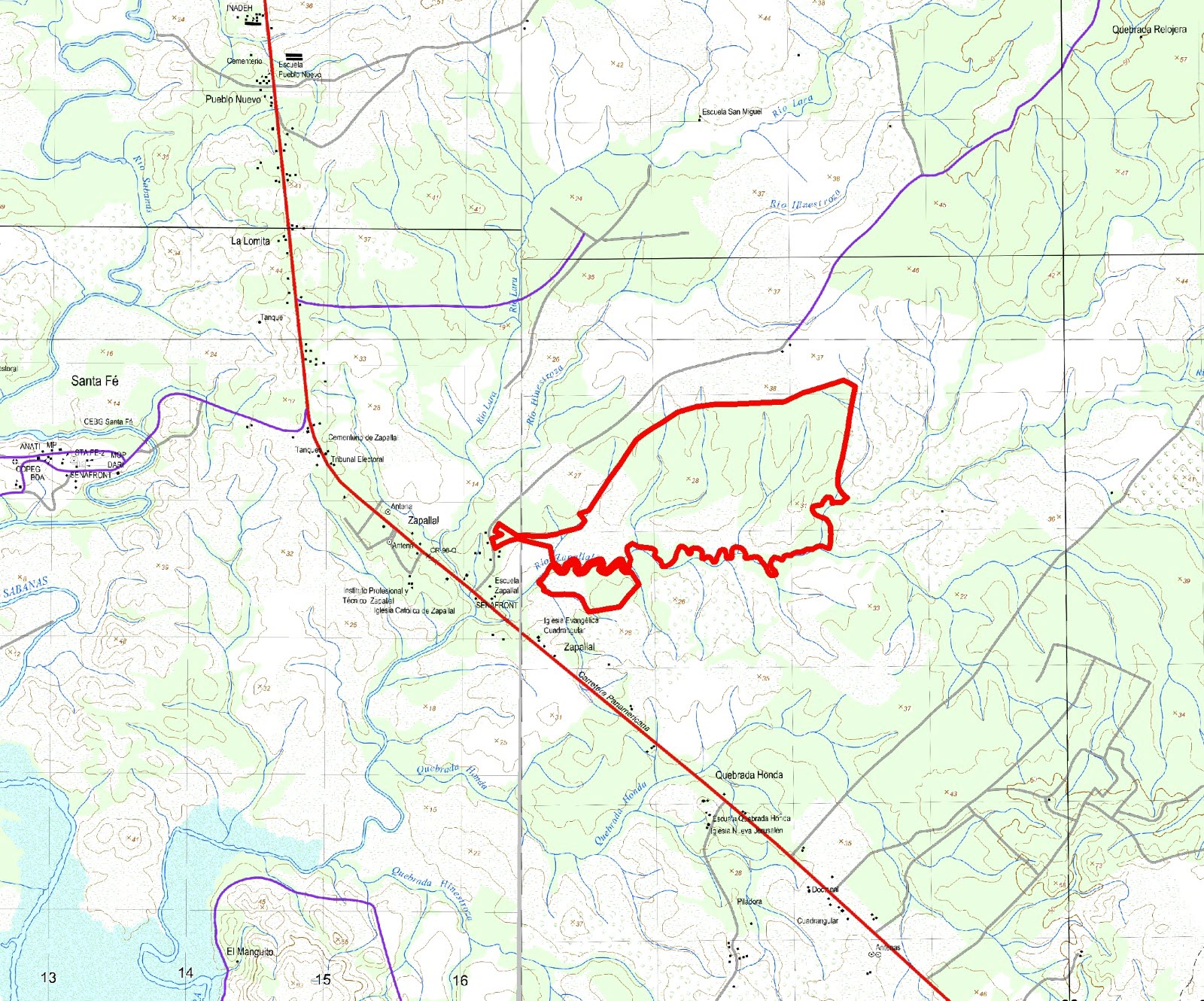 Imagen 4 – ubicación detallada de Zapallal